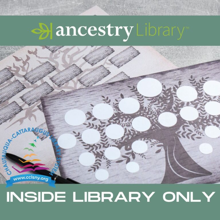 Access Ancestry Library Edition in the Library